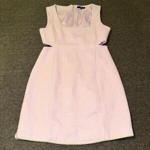 7 For All Mankind Mini Dress Women’s Small Lavender Tweed Casual Sleeveless